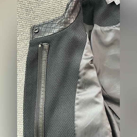 Vince Black Tailored Blazer Cropped Jacket - Picture 11 of 16